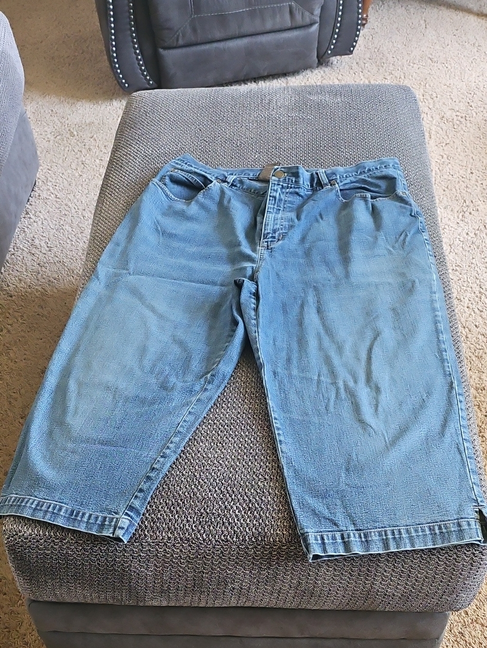 Wide Leg Denim Jeans